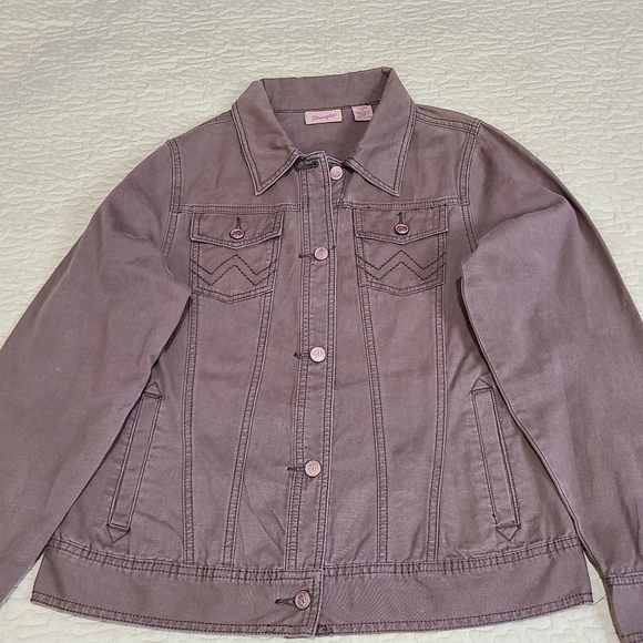 Vintage Wrangler studded crosses denim jacket size S - Picture 5 of 6
